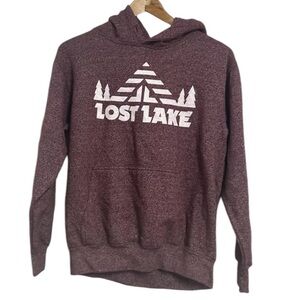 Ocean Beach Sportswear LOST LAKE Sweatshirt Hoodie Womens Size SMALL